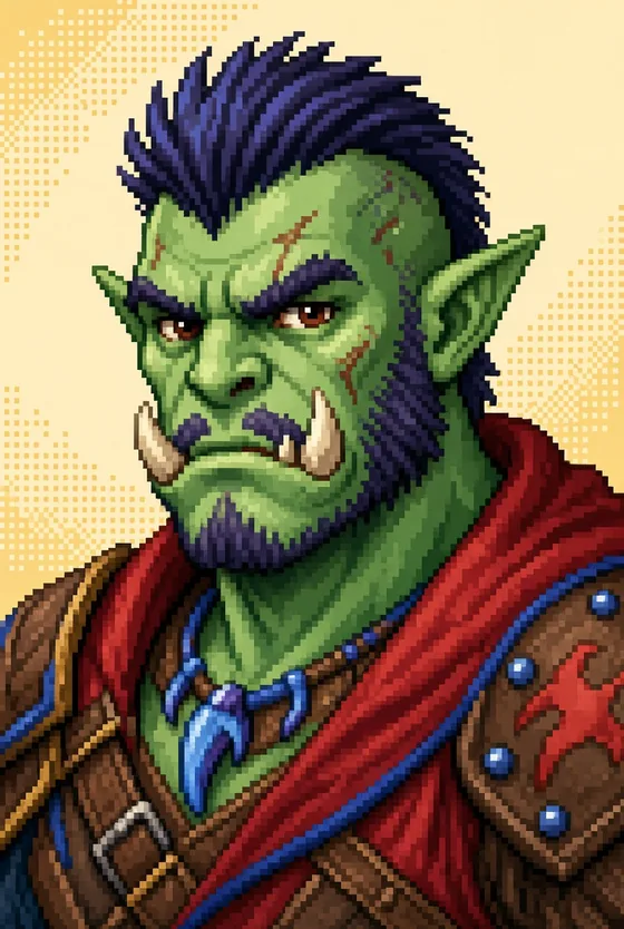 Half-Orc portrait